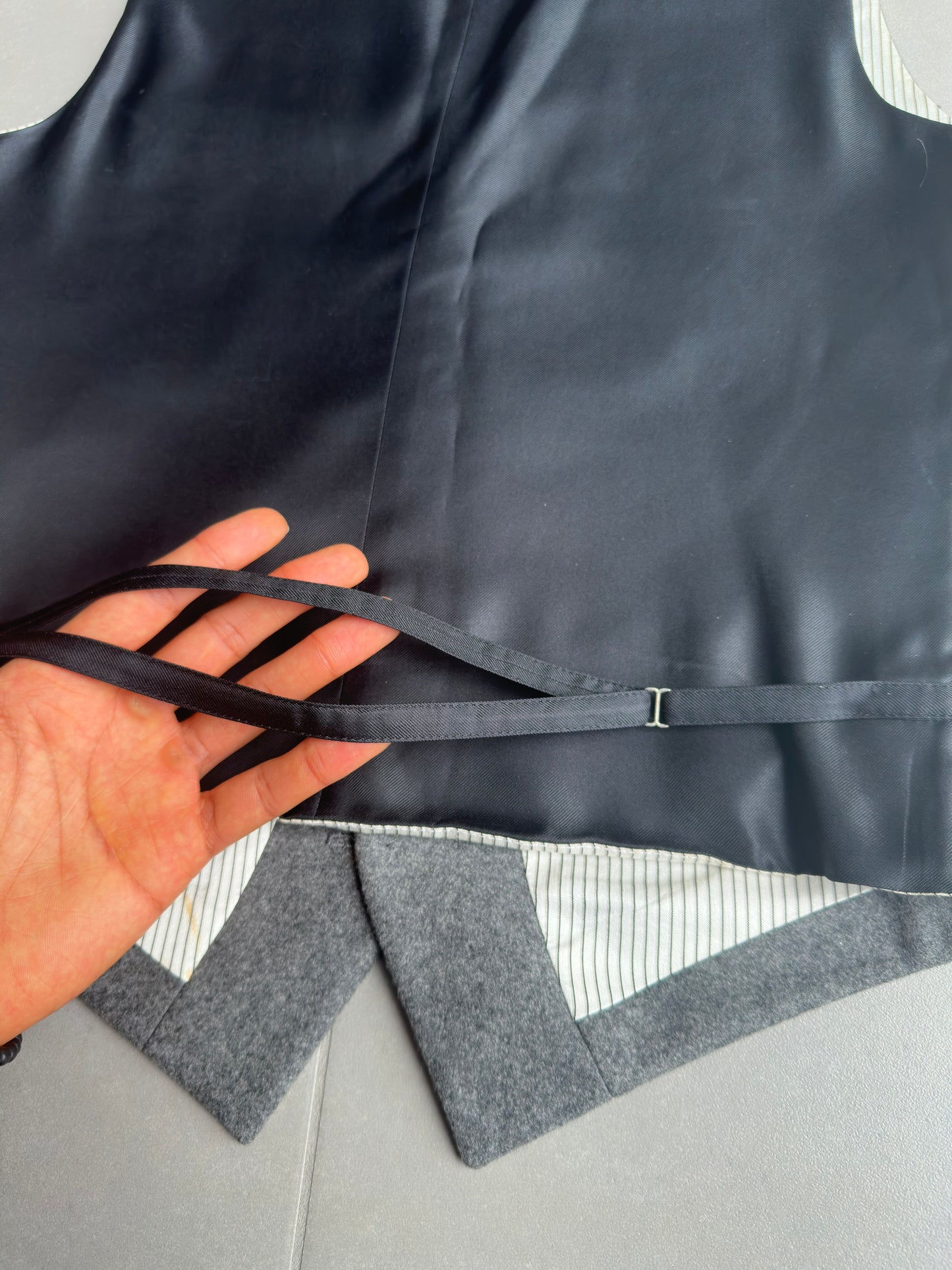 Dior homme AW02 “reflexion” cashmere/wool vest