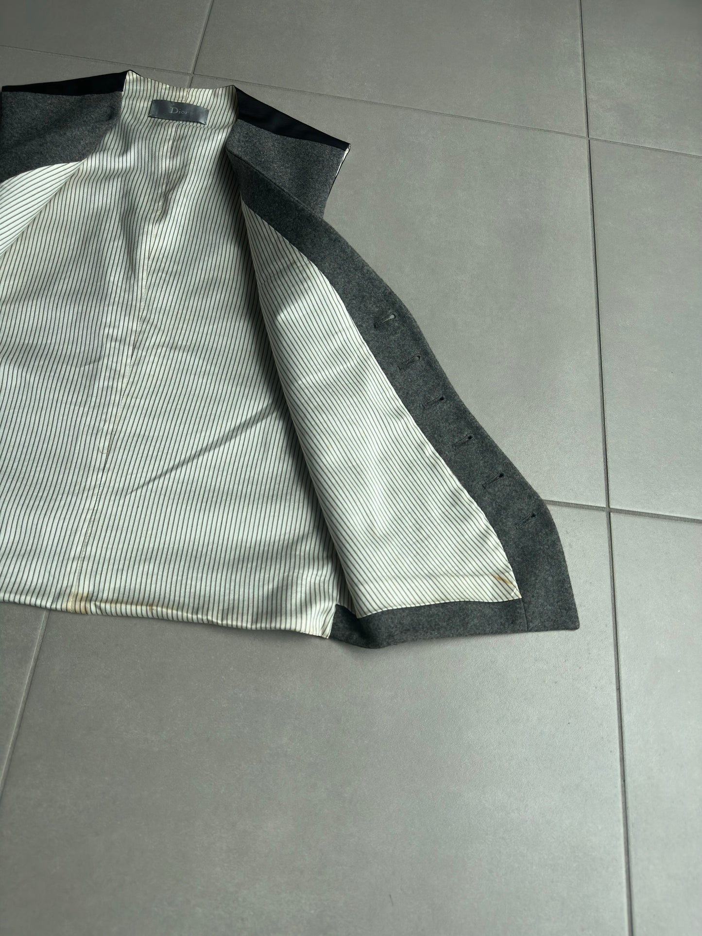 Dior homme AW02 “reflexion” cashmere/wool vest