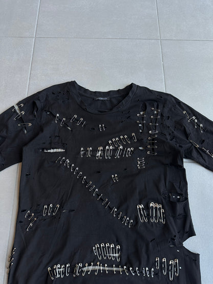 Balmain SS11 Safety pin destroyed t-shirt