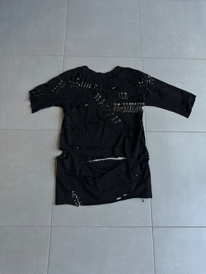 Balmain SS11 Safety pin destroyed t-shirt