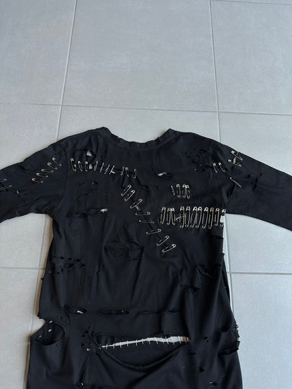 Balmain SS11 Safety pin destroyed t-shirt