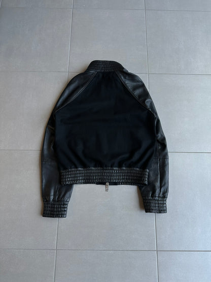Dior Homme AW04 “VOTC” wool/cashmere leather bomber jacket