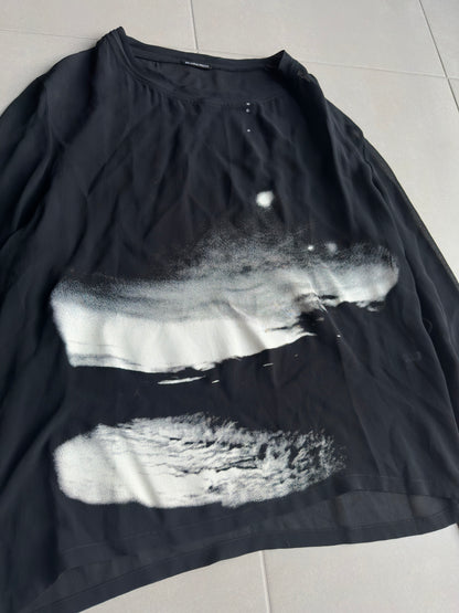 Ann Demeulemeester AW03 sunset long-sleeved shirt