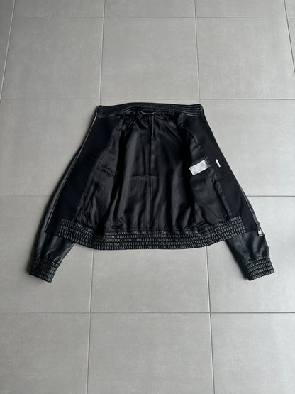 Dior Homme AW04 “VOTC” wool/cashmere leather bomber jacket