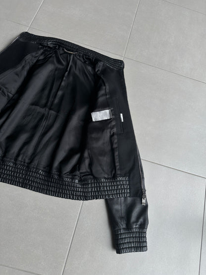 Dior Homme AW04 “VOTC” wool/cashmere leather bomber jacket