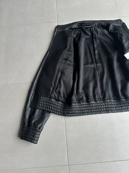 Dior Homme AW04 “VOTC” wool/cashmere leather bomber jacket