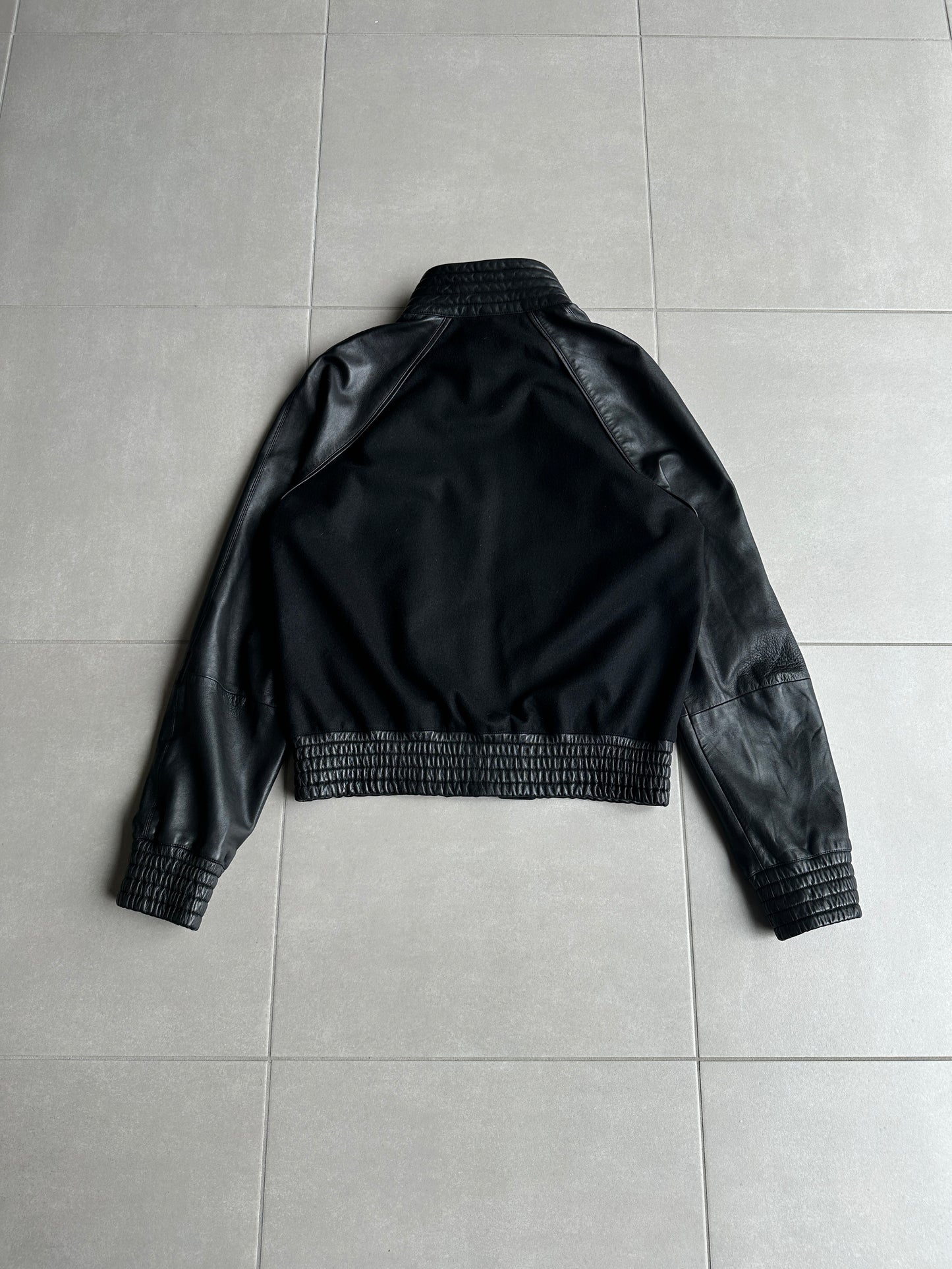 Dior Homme AW04 “VOTC” wool/cashmere leather bomber jacket