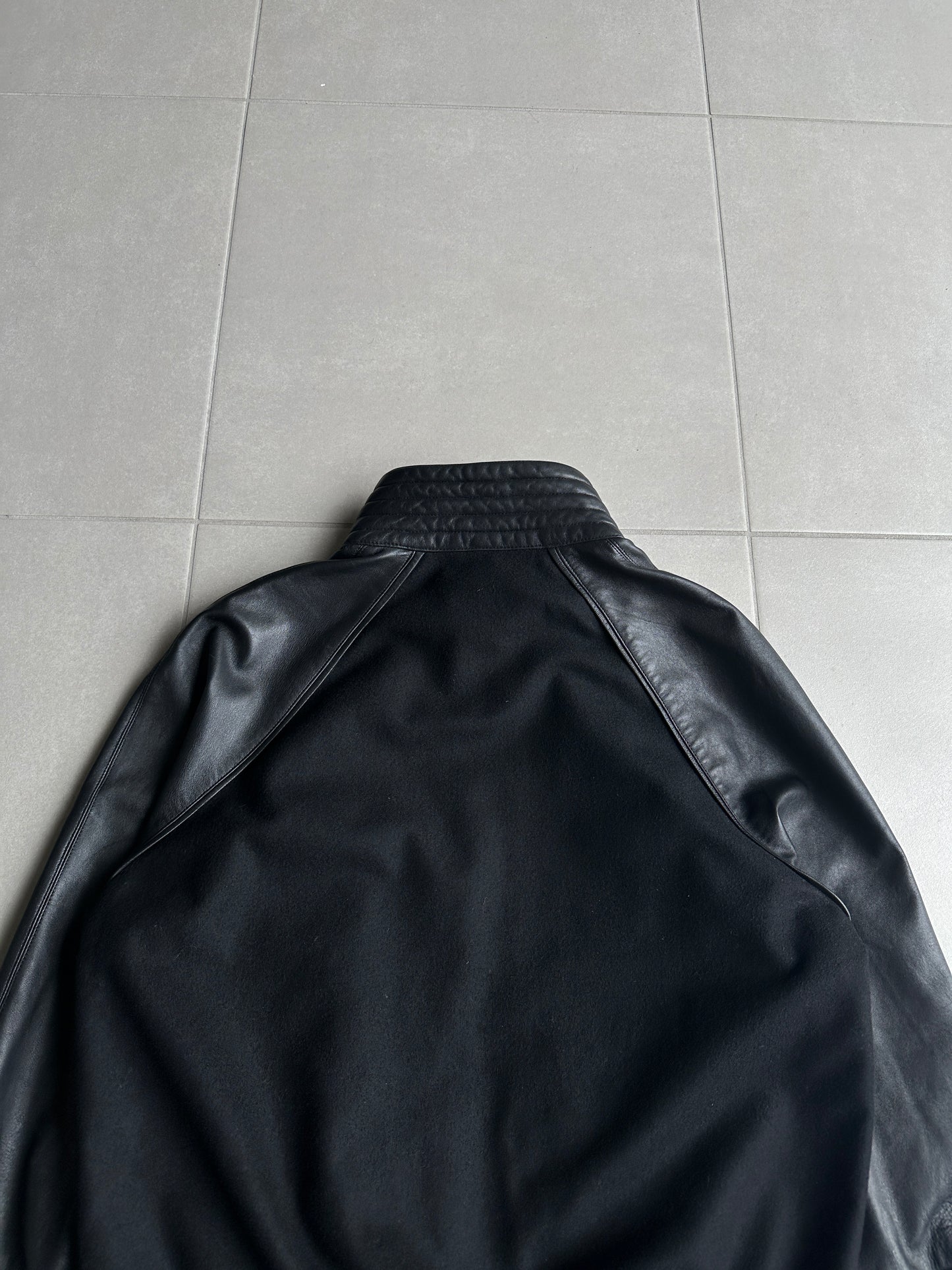Dior Homme AW04 “VOTC” wool/cashmere leather bomber jacket