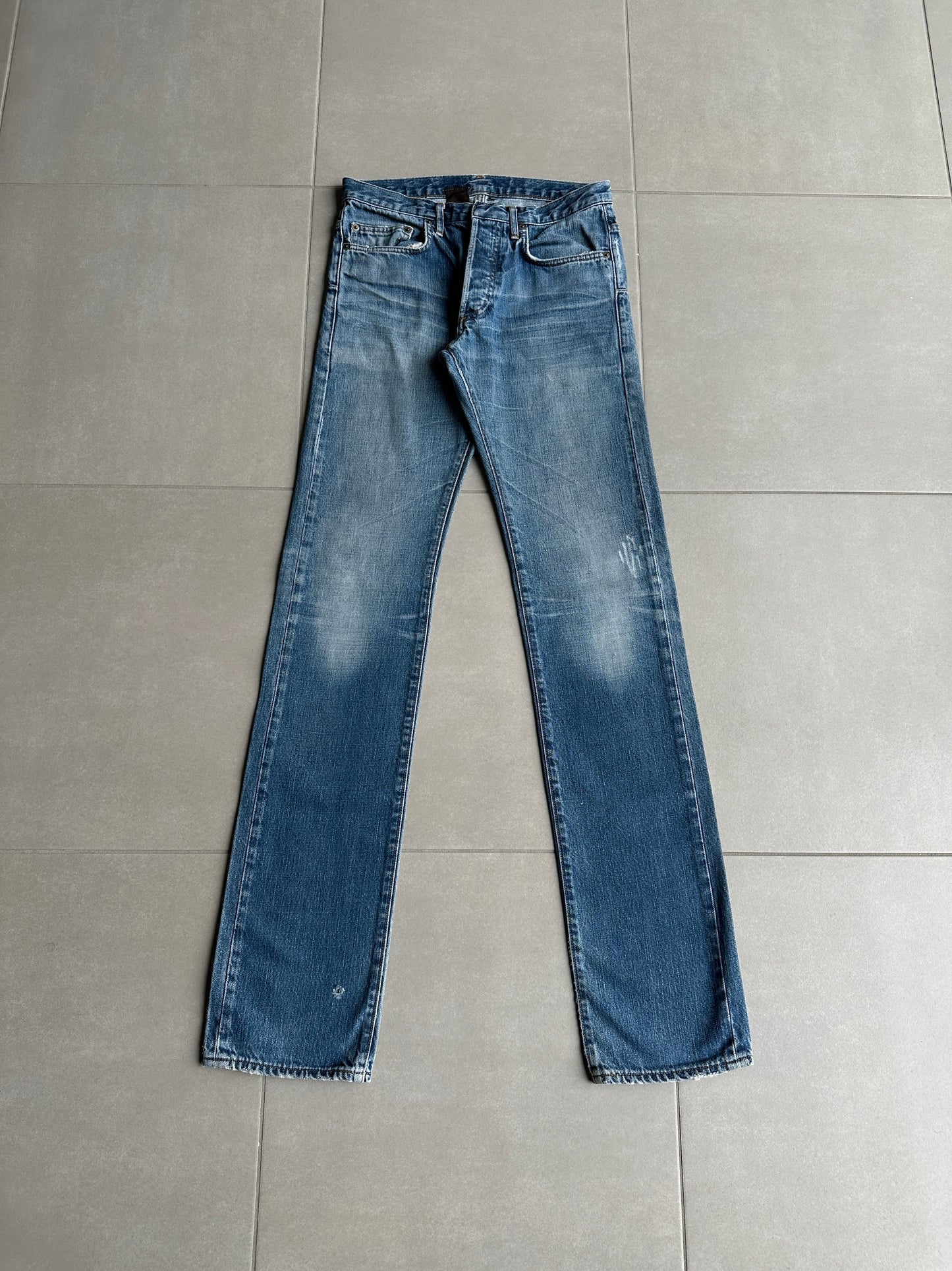 Dior homme AW06 washed clawmark jeans