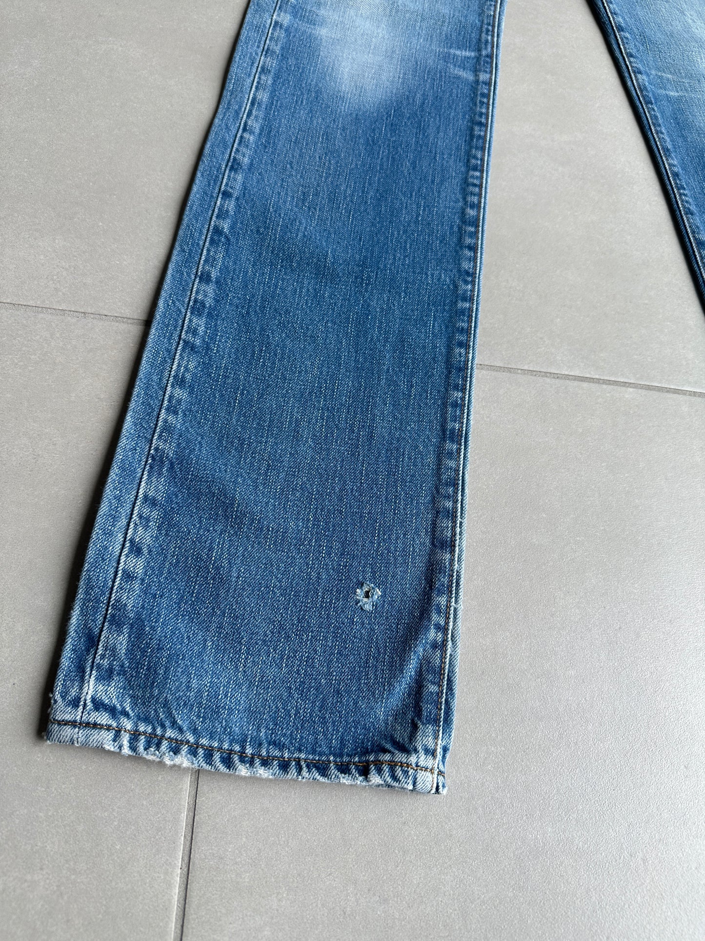 Dior homme AW06 washed clawmark jeans