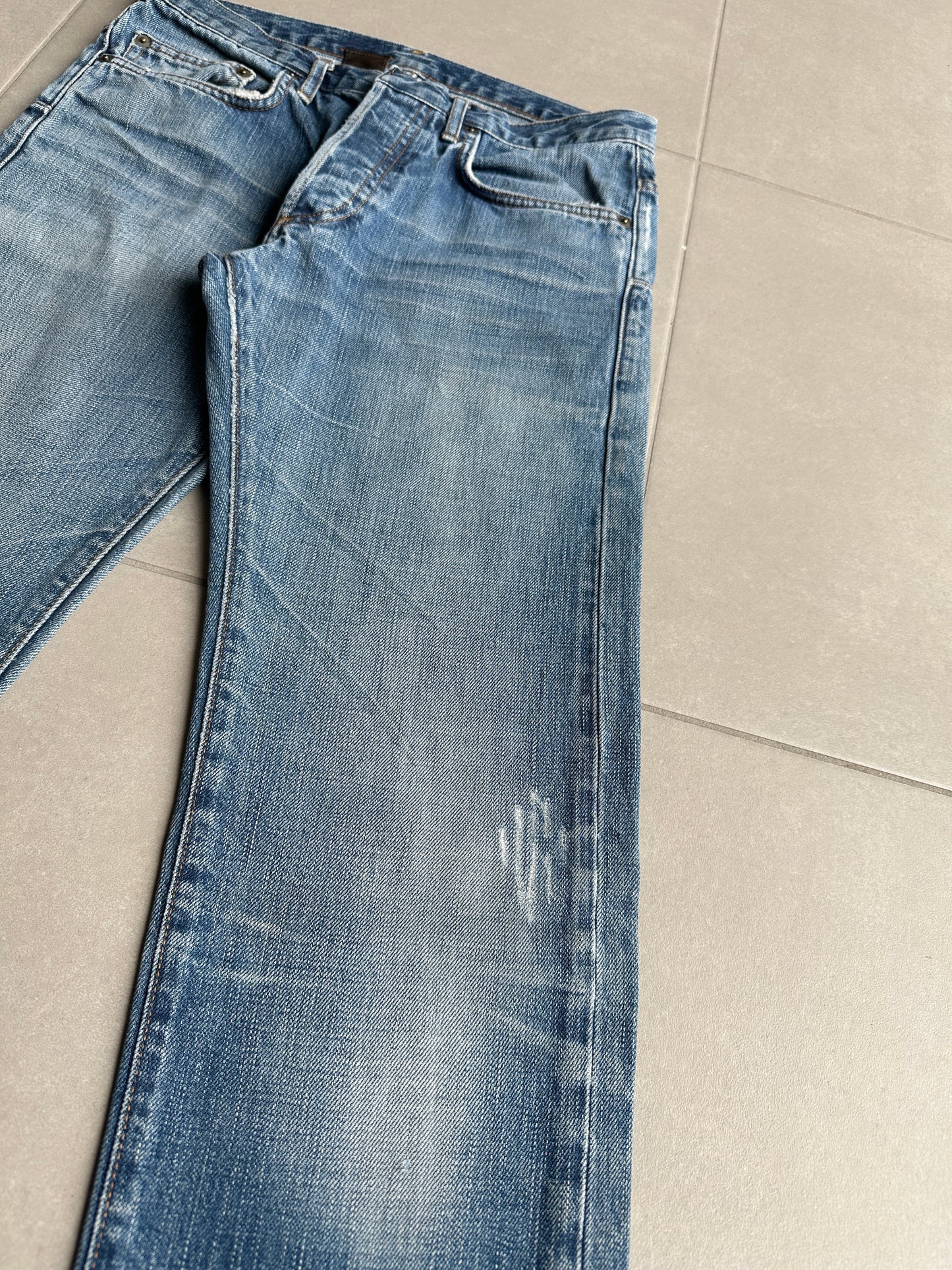 Dior homme AW06 washed clawmark jeans