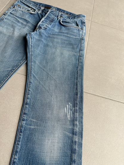 Dior homme AW06 washed clawmark jeans