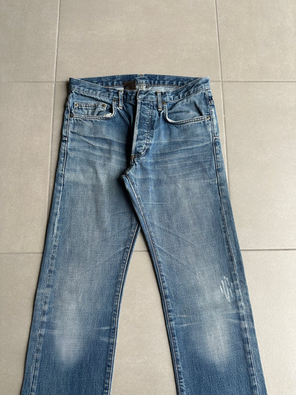 Dior homme AW06 washed clawmark jeans