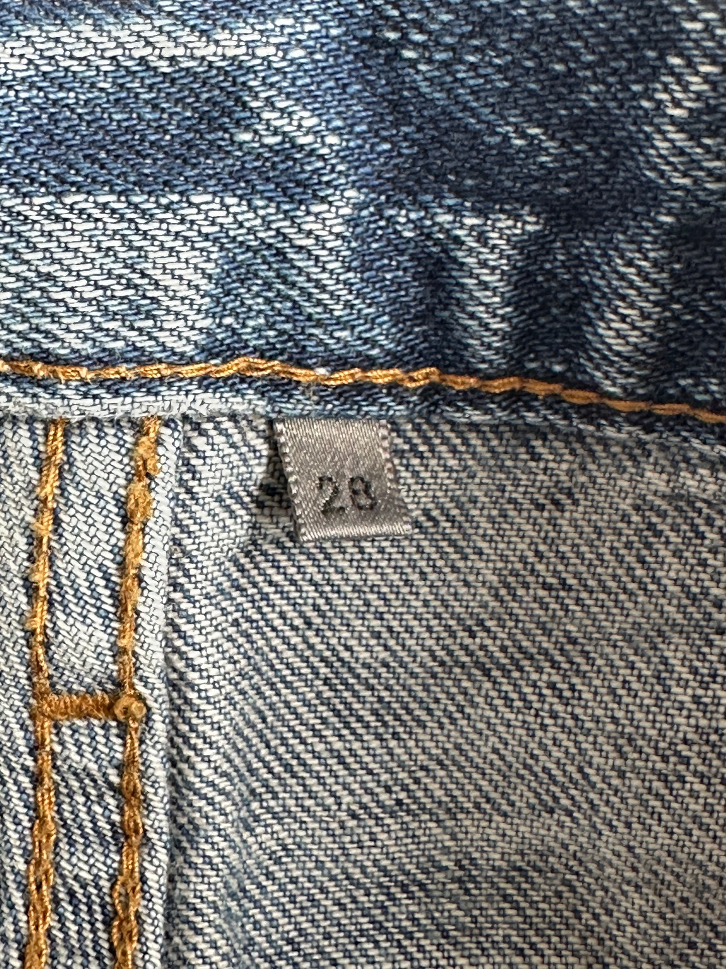 Dior homme AW06 washed clawmark jeans