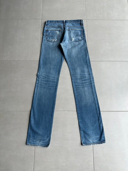 Dior homme AW06 washed clawmark jeans