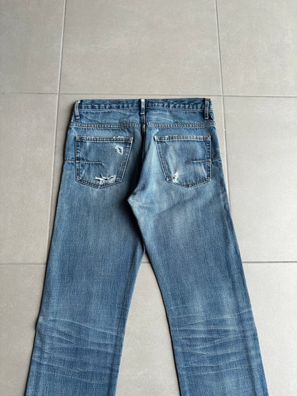 Dior homme AW06 washed clawmark jeans