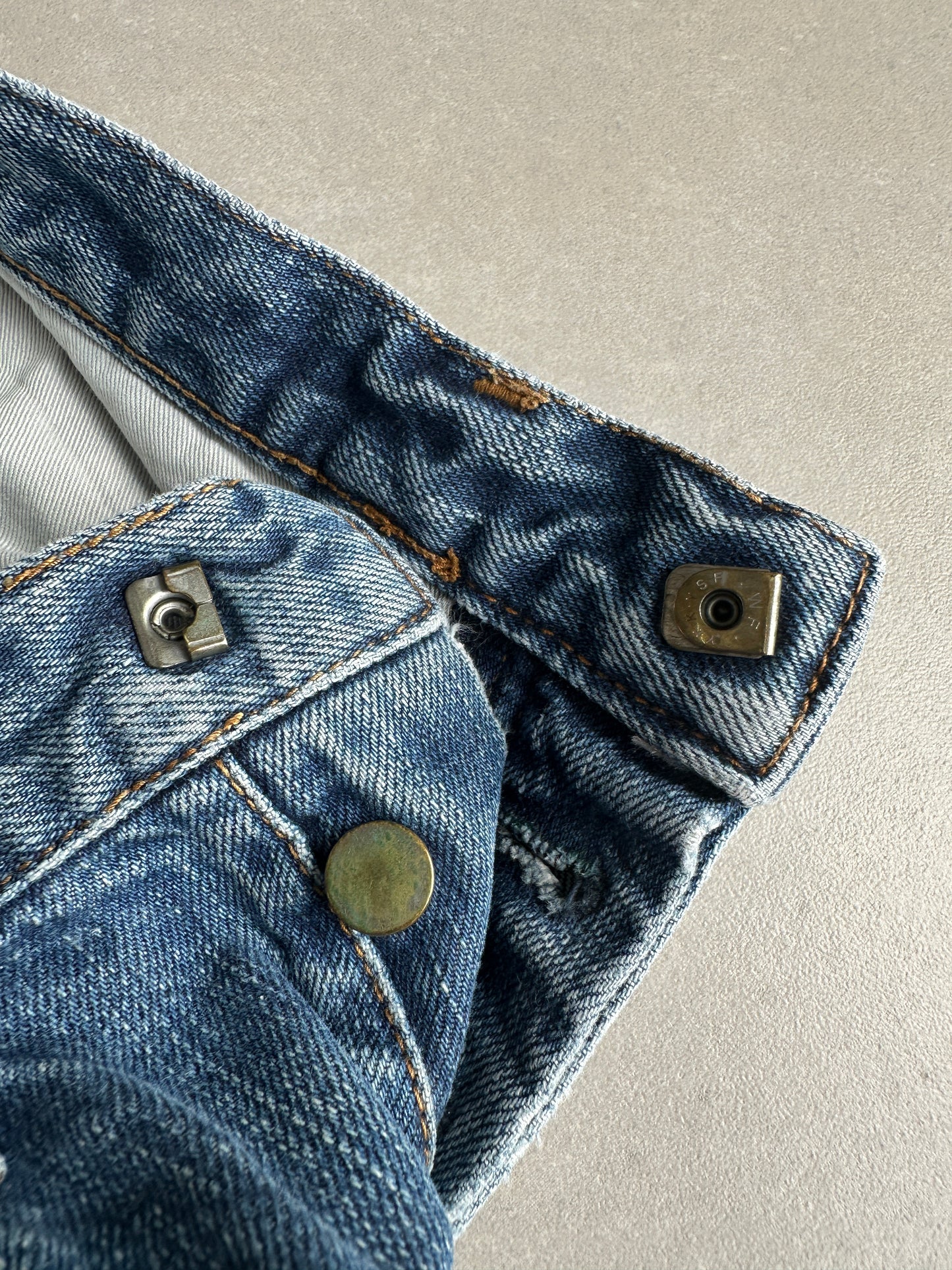 Dior homme AW06 washed clawmark jeans