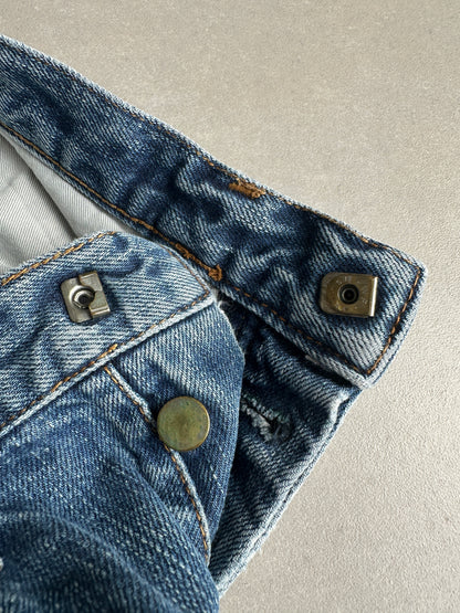 Dior homme AW06 washed clawmark jeans