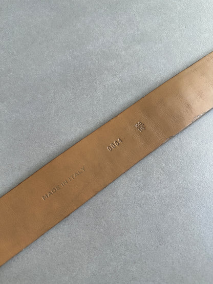 Dior Homme AW04 "Victim of the crime" suede studded leather belt