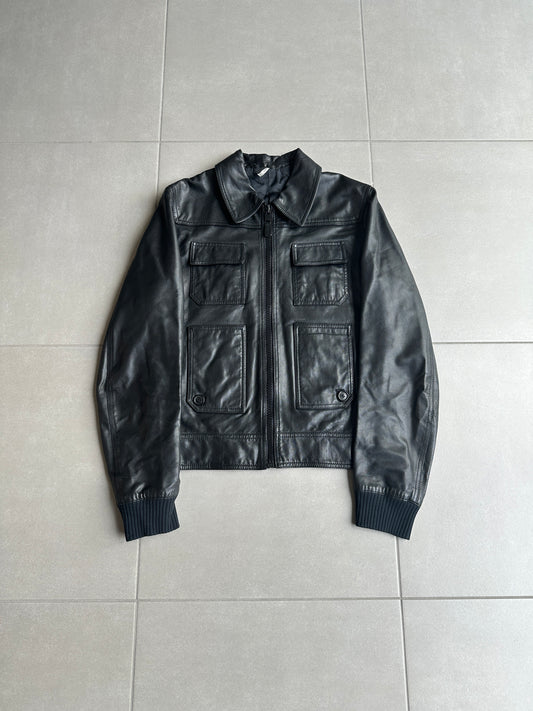 Dior Homme SS07 “We Look Good Together” 4-Pocket Leather jacket