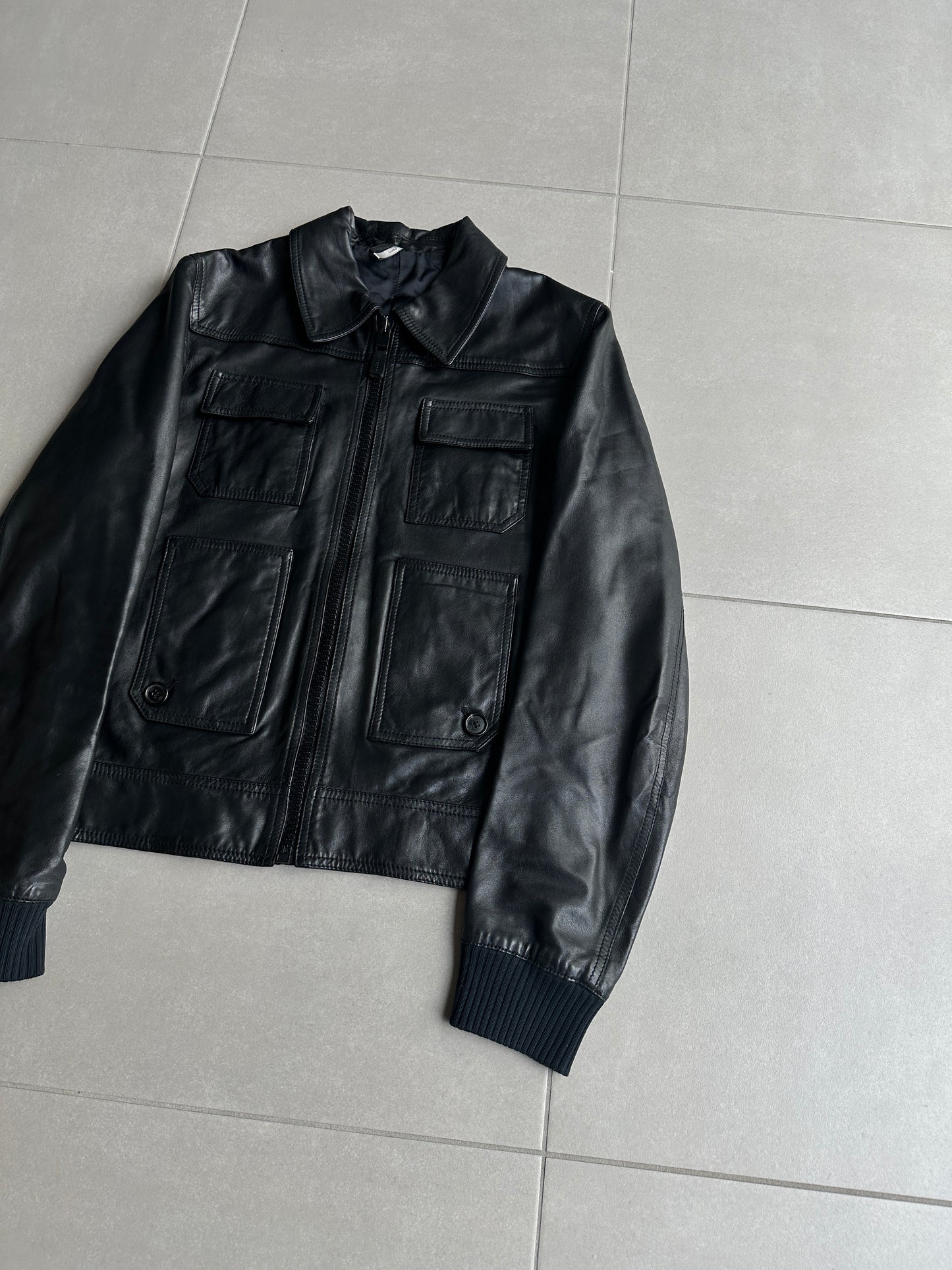 Dior Homme SS07 “We Look Good Together” 4-Pocket Leather jacket