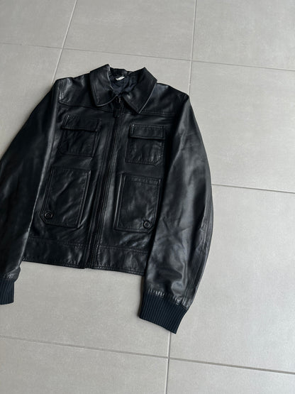 Dior Homme SS07 “We Look Good Together” 4-Pocket Leather jacket