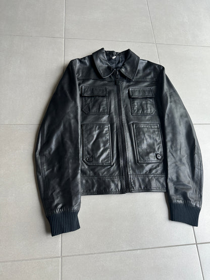 Dior Homme SS07 “We Look Good Together” 4-Pocket Leather jacket