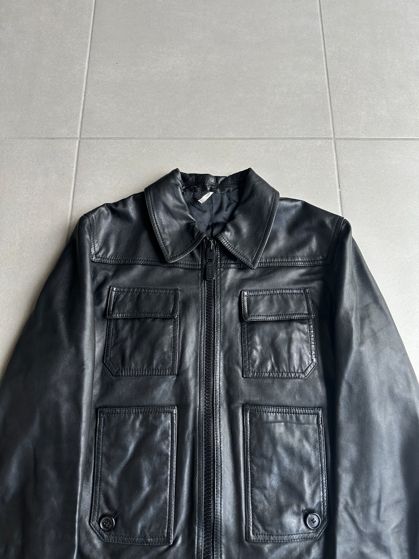 Dior Homme SS07 “We Look Good Together” 4-Pocket Leather jacket