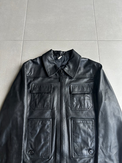 Dior Homme SS07 “We Look Good Together” 4-Pocket Leather jacket