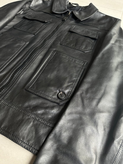Dior Homme SS07 “We Look Good Together” 4-Pocket Leather jacket