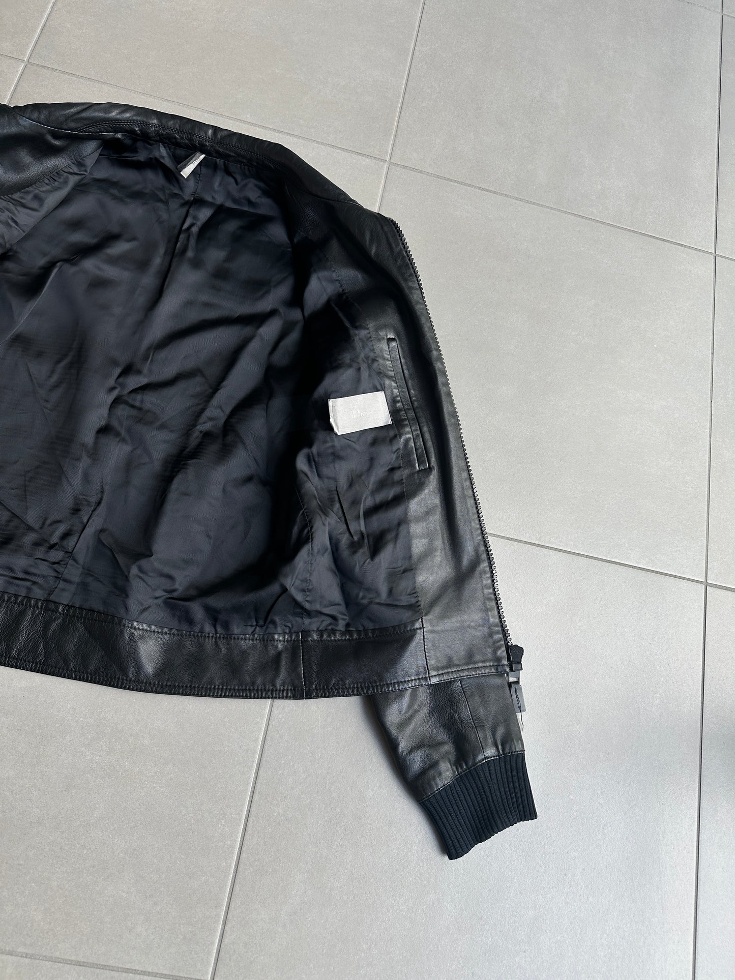 Dior Homme SS07 “We Look Good Together” 4-Pocket Leather jacket