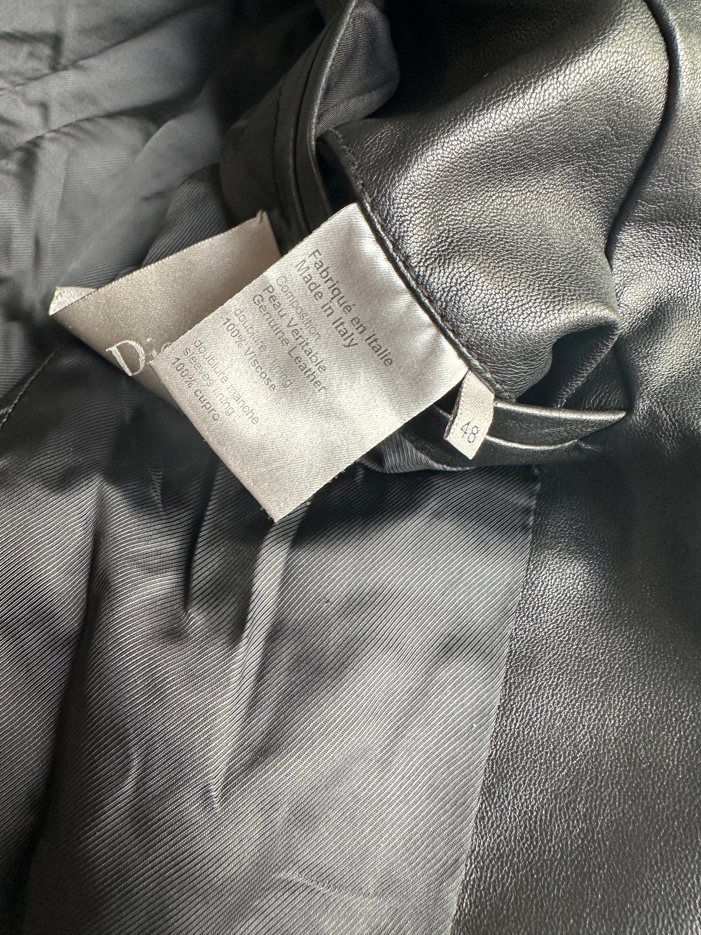 Dior Homme SS07 “We Look Good Together” 4-Pocket Leather jacket