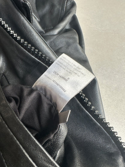 Dior Homme SS07 “We Look Good Together” 4-Pocket Leather jacket