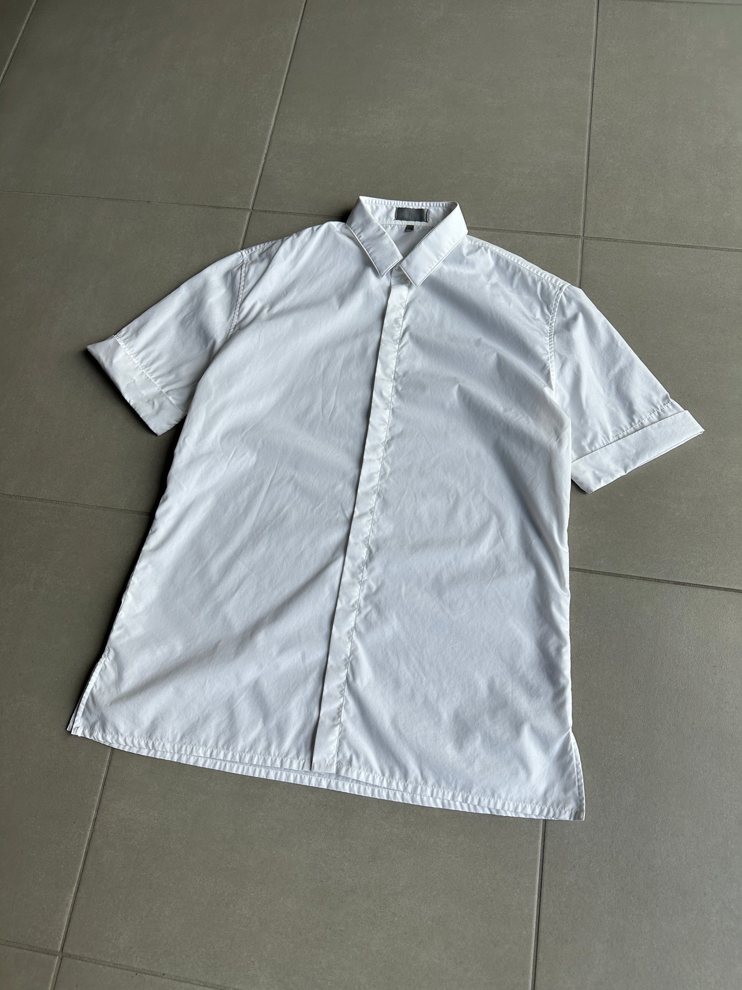 Dior Homme SS02 "Red/Boys don't cry" button up shirt
