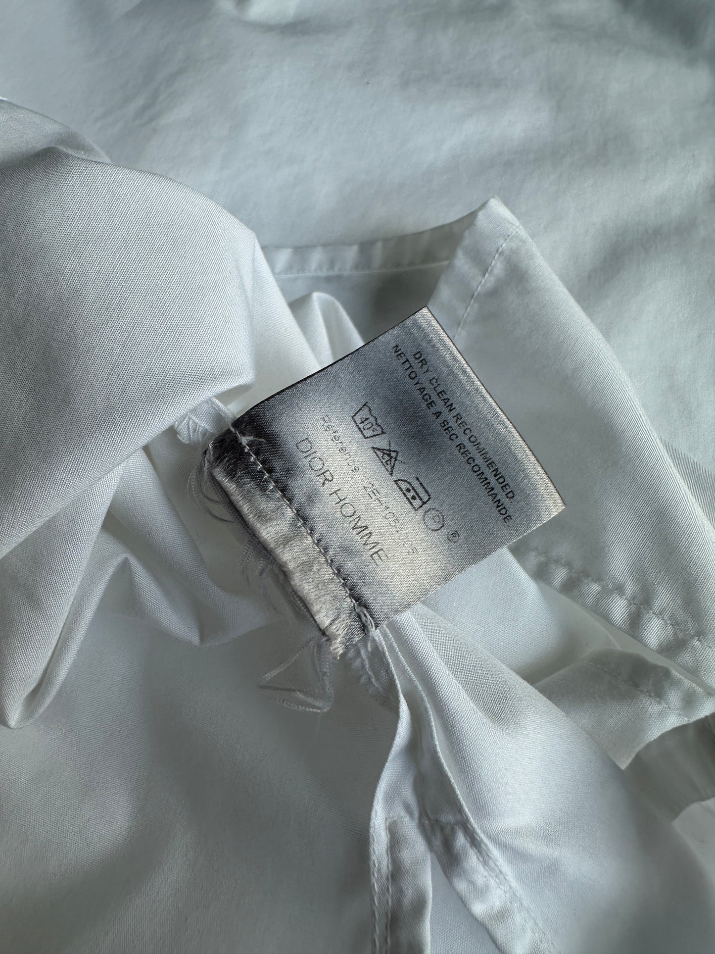 Dior Homme SS02 "Red/Boys don't cry" button up shirt