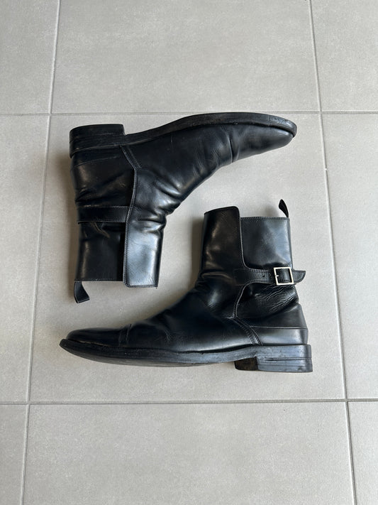 Dior Homme SS04 “STRIP” Buckle closure boots