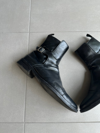 Dior Homme SS04 “STRIP” Buckle closure boots