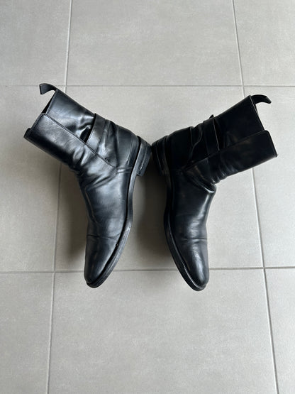 Dior Homme SS04 “STRIP” Buckle closure boots