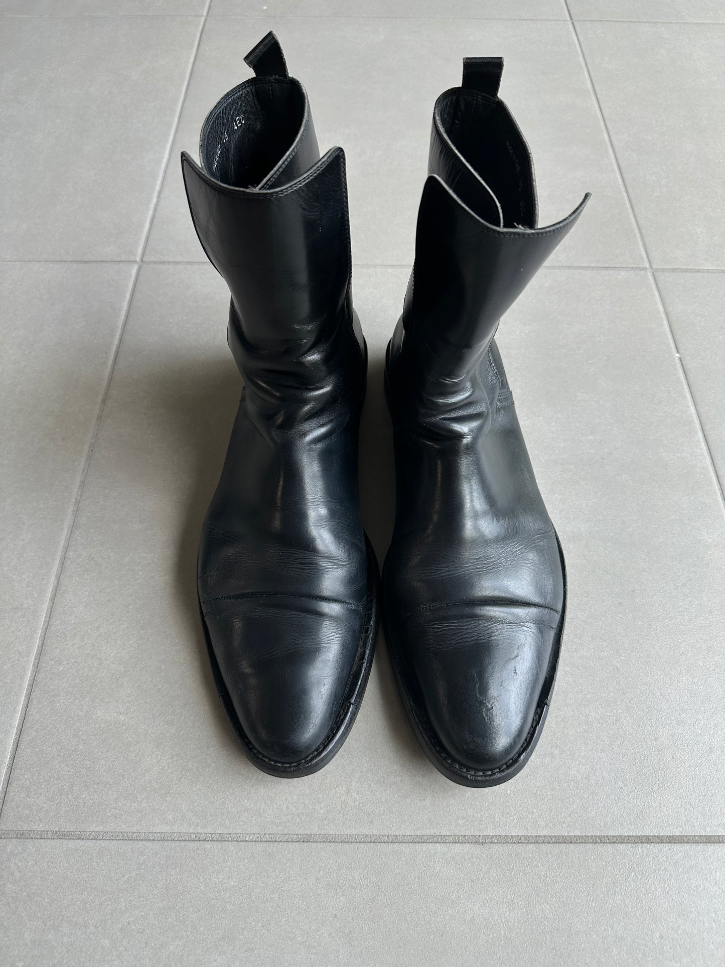 Dior Homme SS04 “STRIP” Buckle closure boots