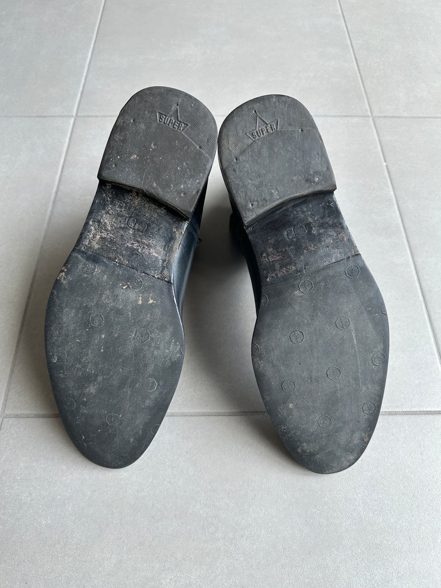 Dior Homme SS04 “STRIP” Buckle closure boots