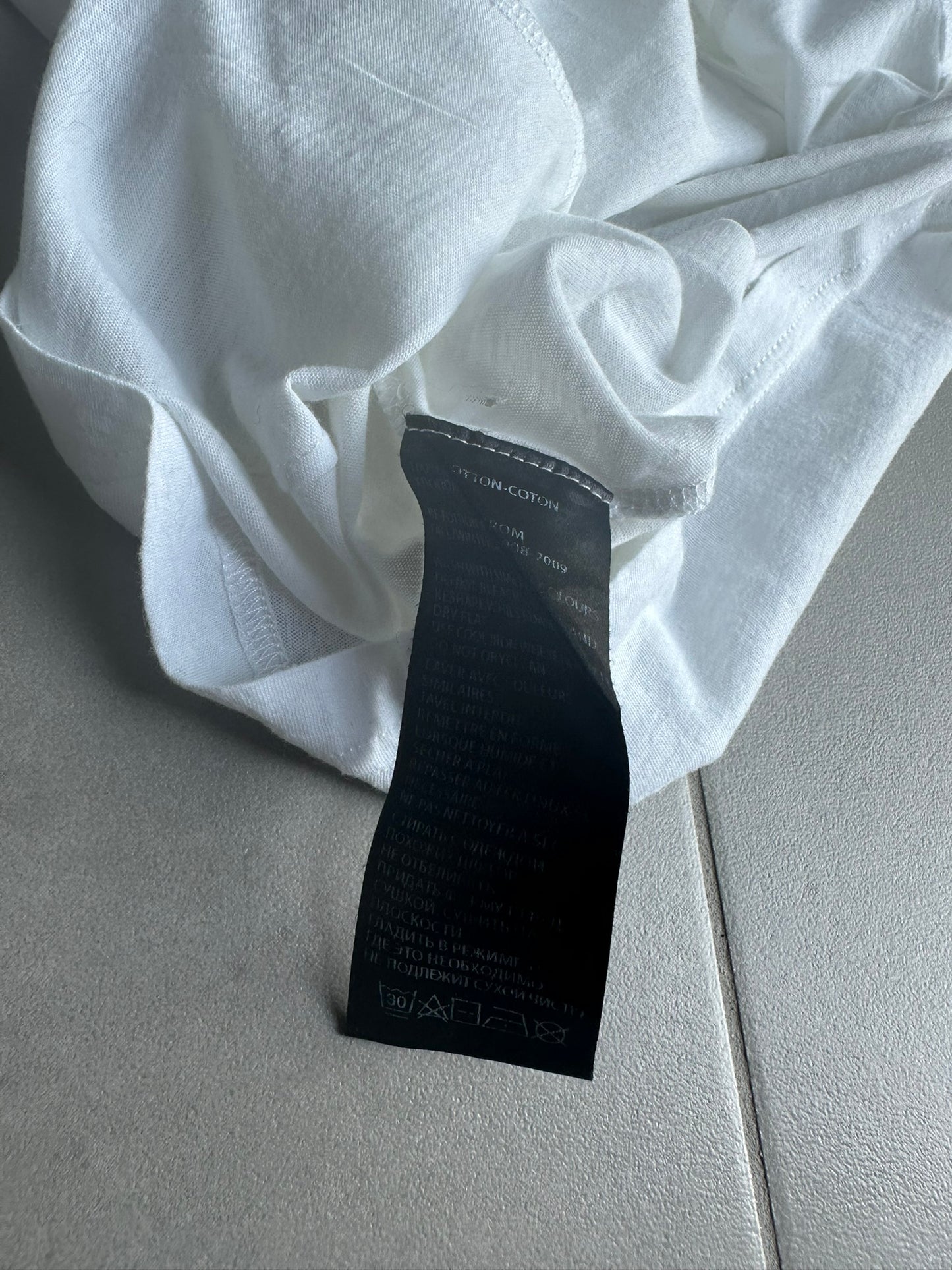 Ann Demeulemeester AW2008 heaven print sleeveless shirt