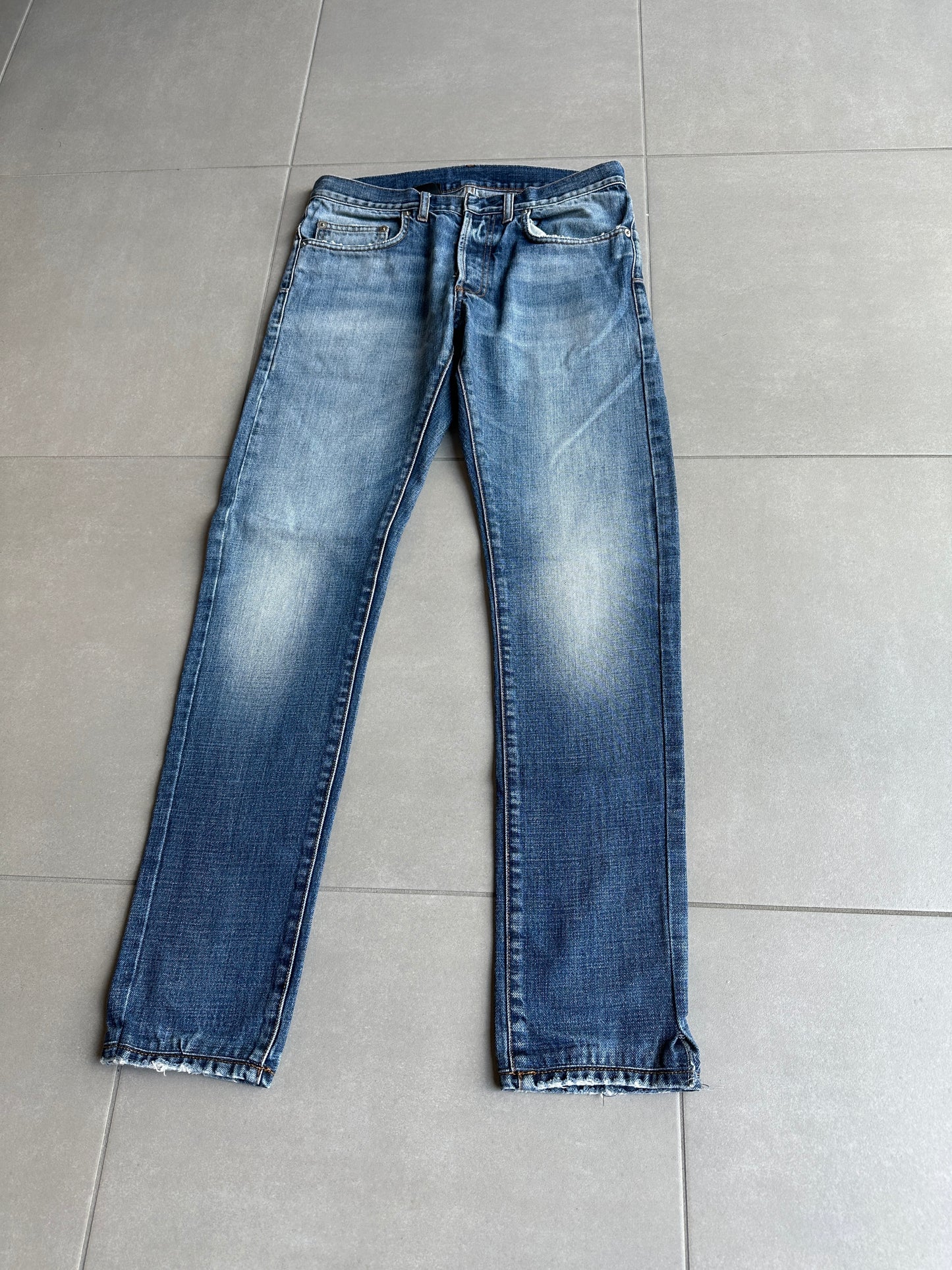 Dior Homme SS11 By KVA blue washed denim