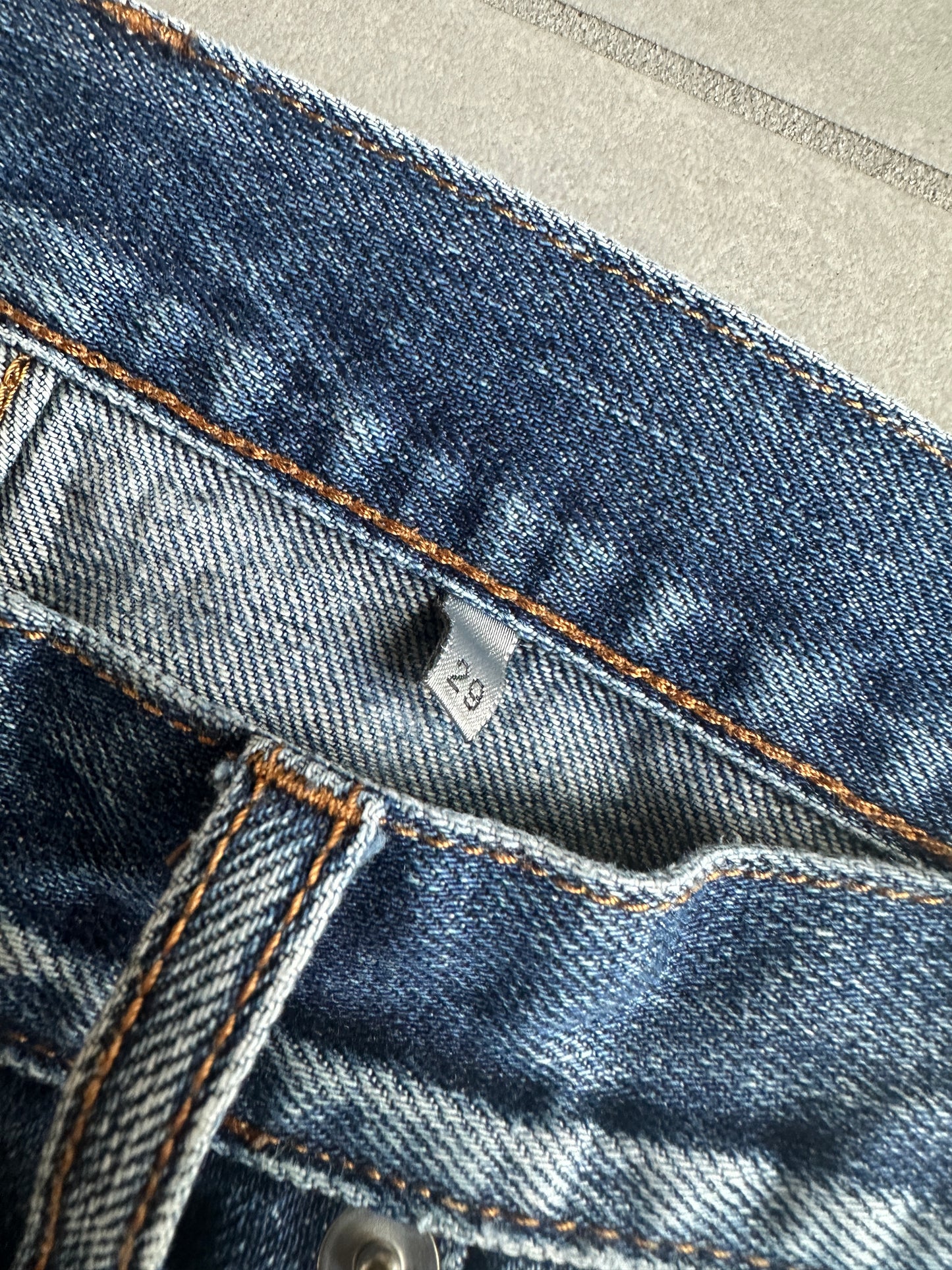 Dior Homme SS11 By KVA blue washed denim