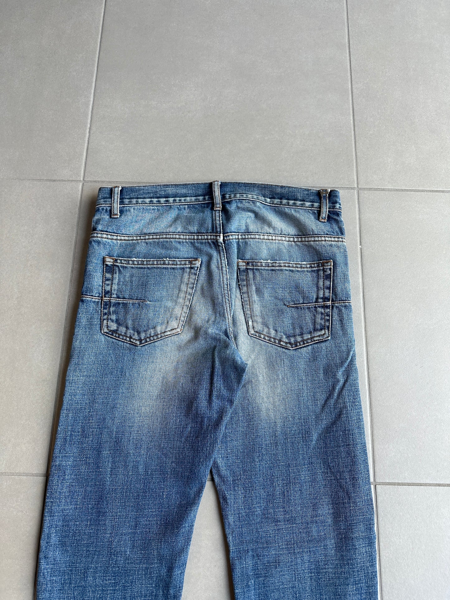 Dior Homme SS11 By KVA blue washed denim