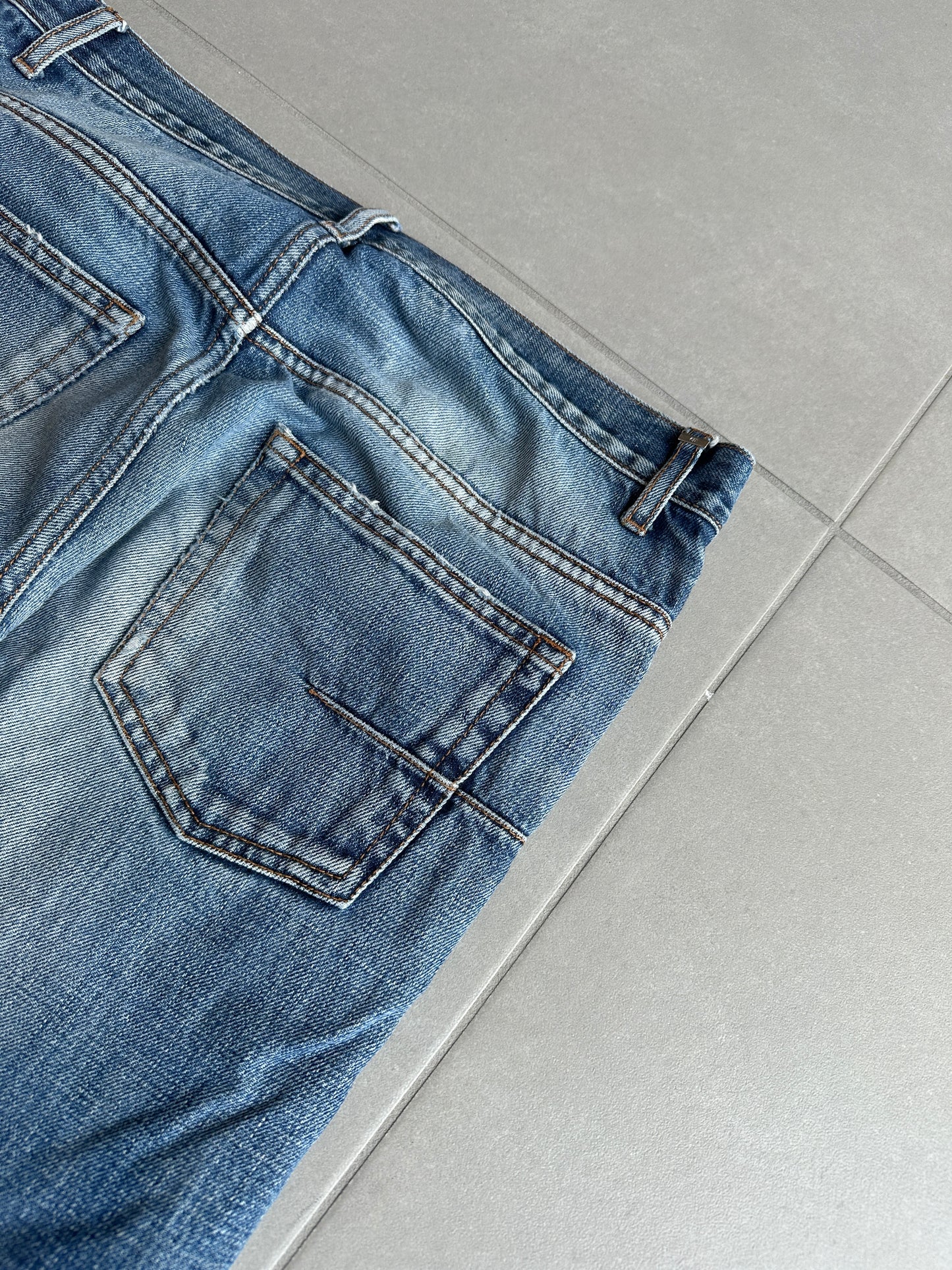 Dior Homme SS11 By KVA blue washed denim