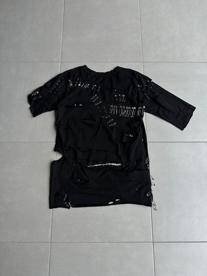Balmain SS11 Safety pin destroyed t-shirt
