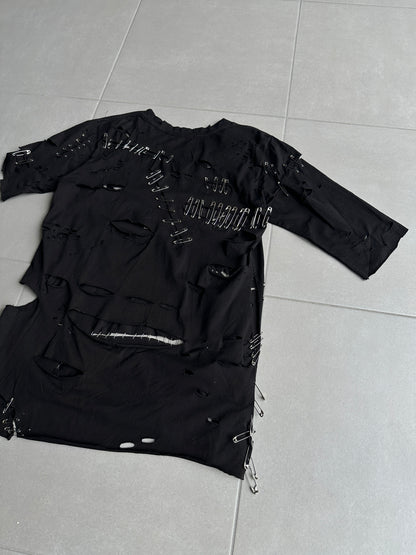 Balmain SS11 Safety pin destroyed t-shirt