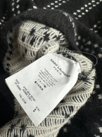 Saint Laurent Paris AW14 alpaca/wool crewneck sweater