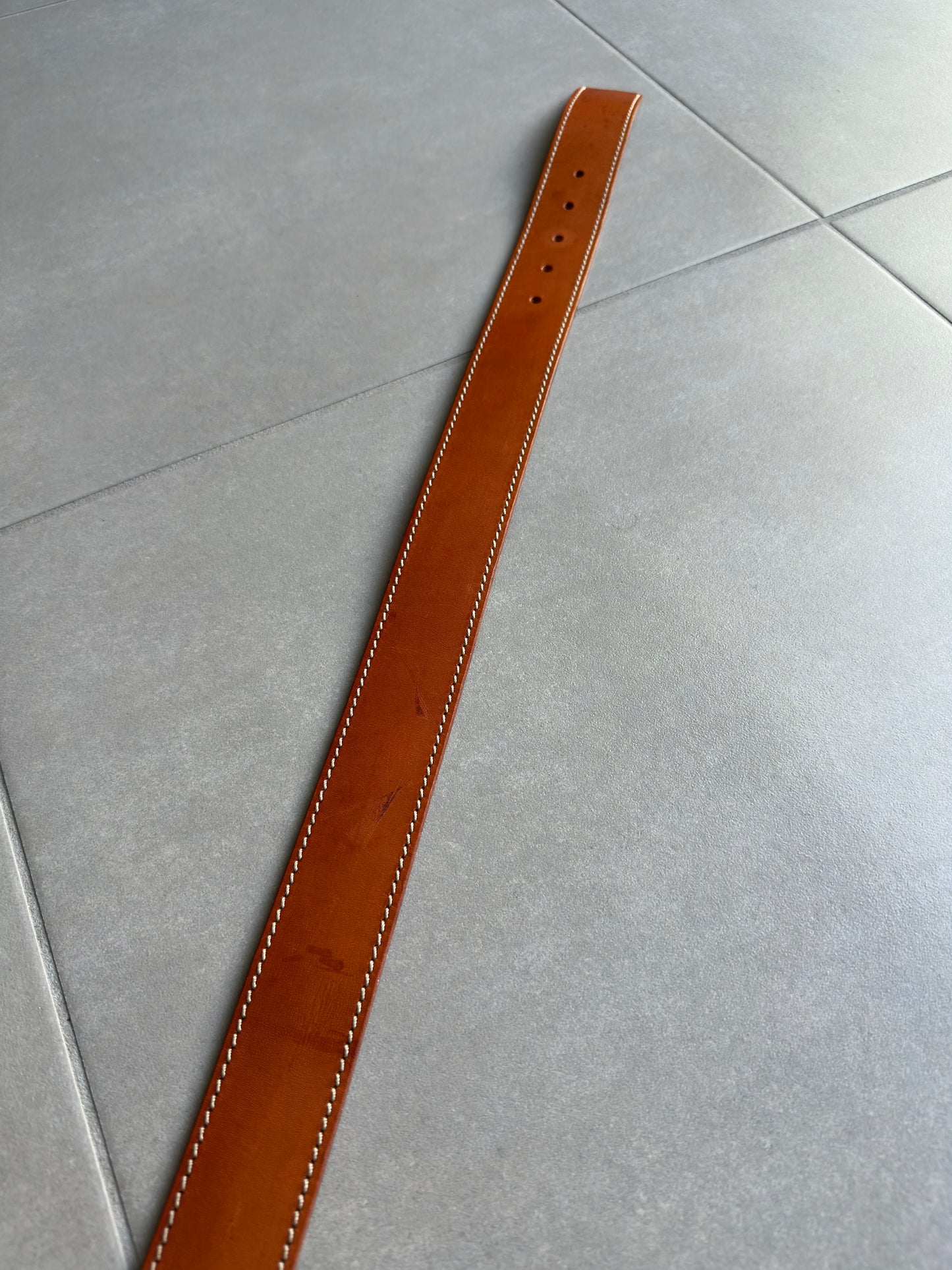 Dior Homme AW06 "These grey days" calfskin belt