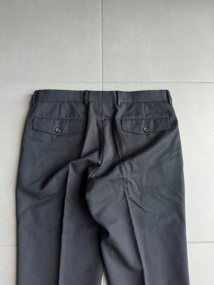Dior Homme AW05 "in the morning" wool bootcut slacks